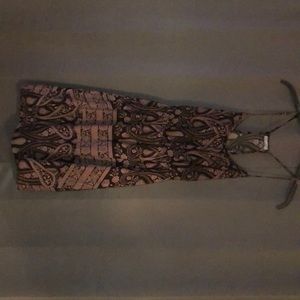 Printed Razor Back Dress